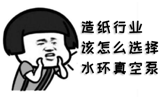 造紙行業(yè)該怎么選擇水環(huán)真空泵(圖1)
